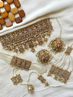 Zircon complete bridal package with anja