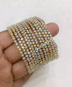 Zircon 12 pcs bangle set
