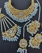 Zircon bridal set with jhumar