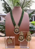 Noratan maala set with teeka