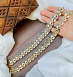 Kundan anklet pair-004