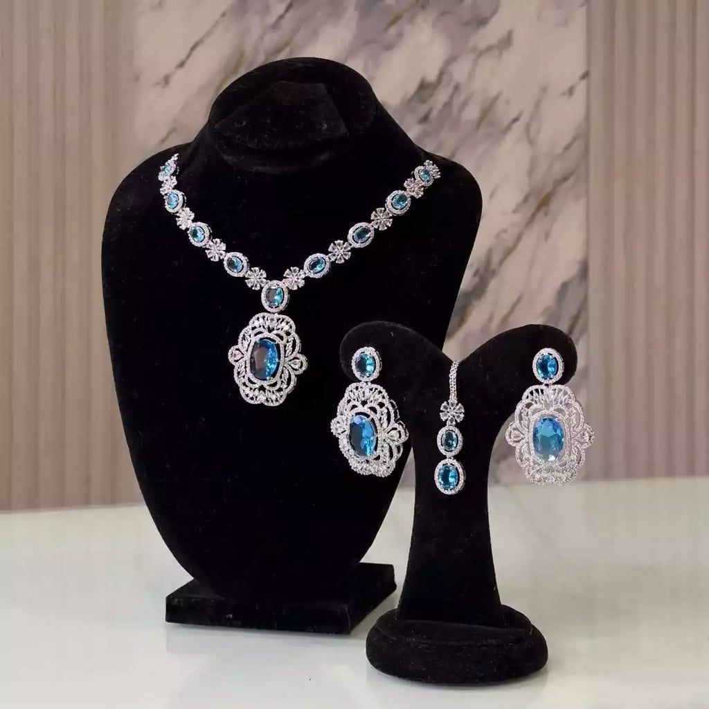 American diamond necklace set
