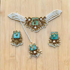 Designer choker set with teeka