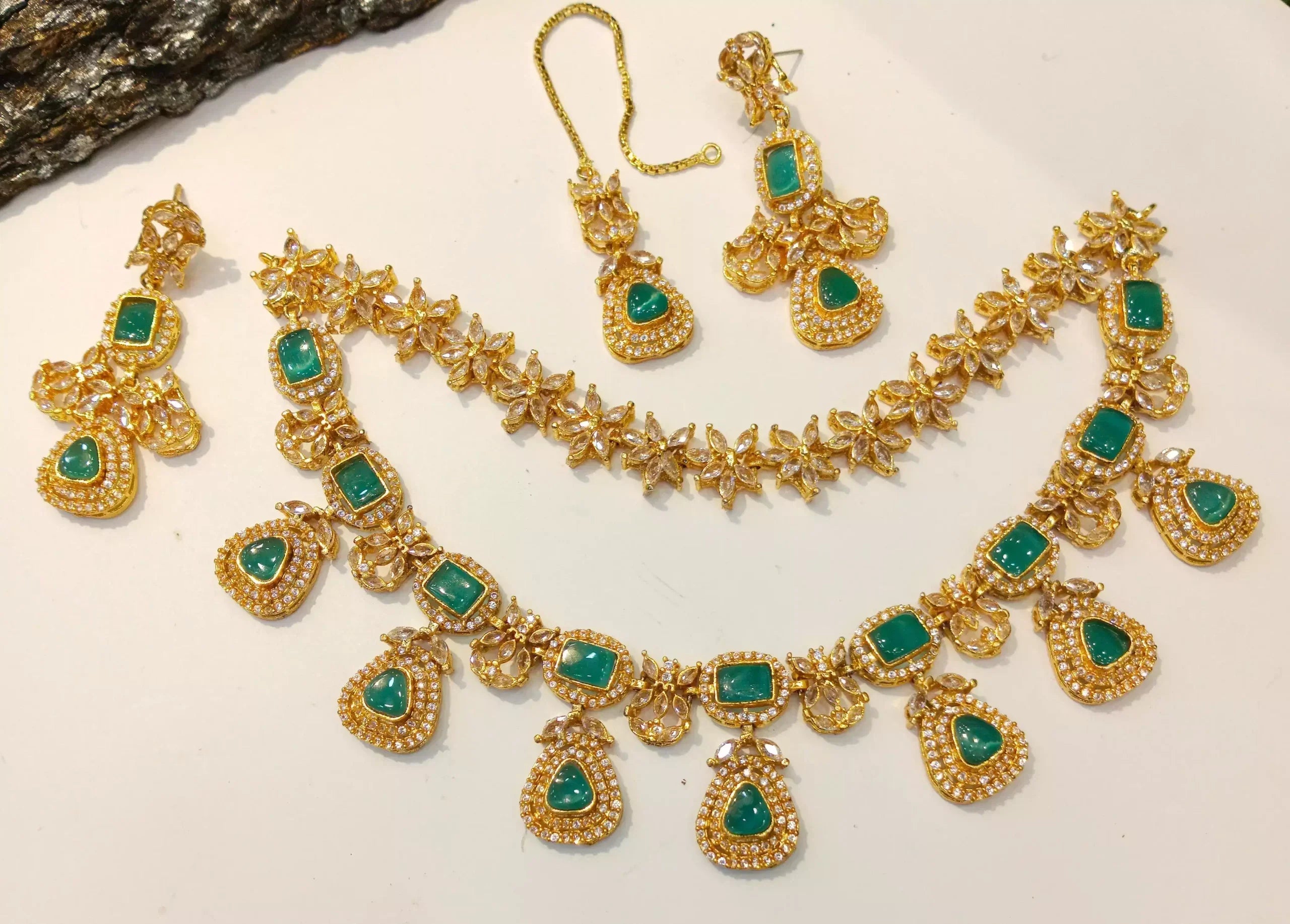Rp jarao zircon bridal set