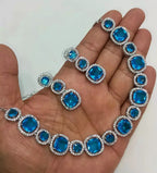 American diamond necklace set
