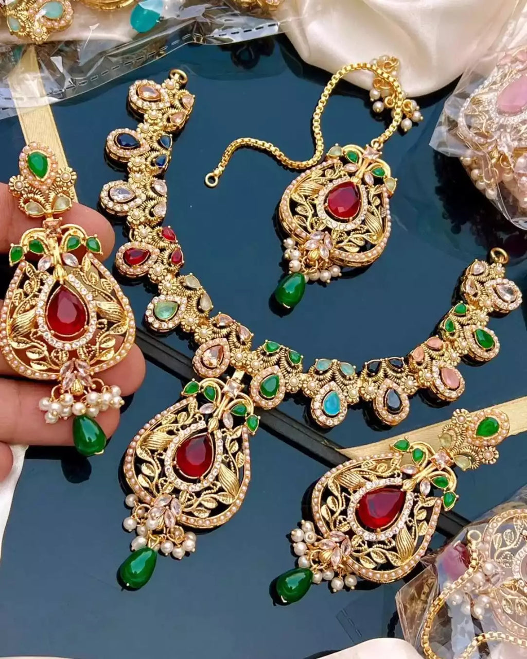 Gold plated designer set