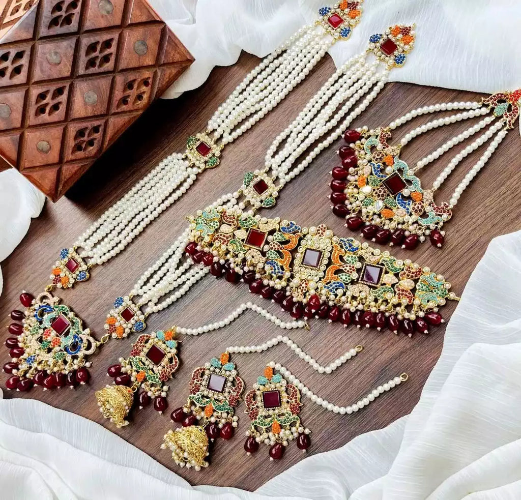Royal pearl bridal set