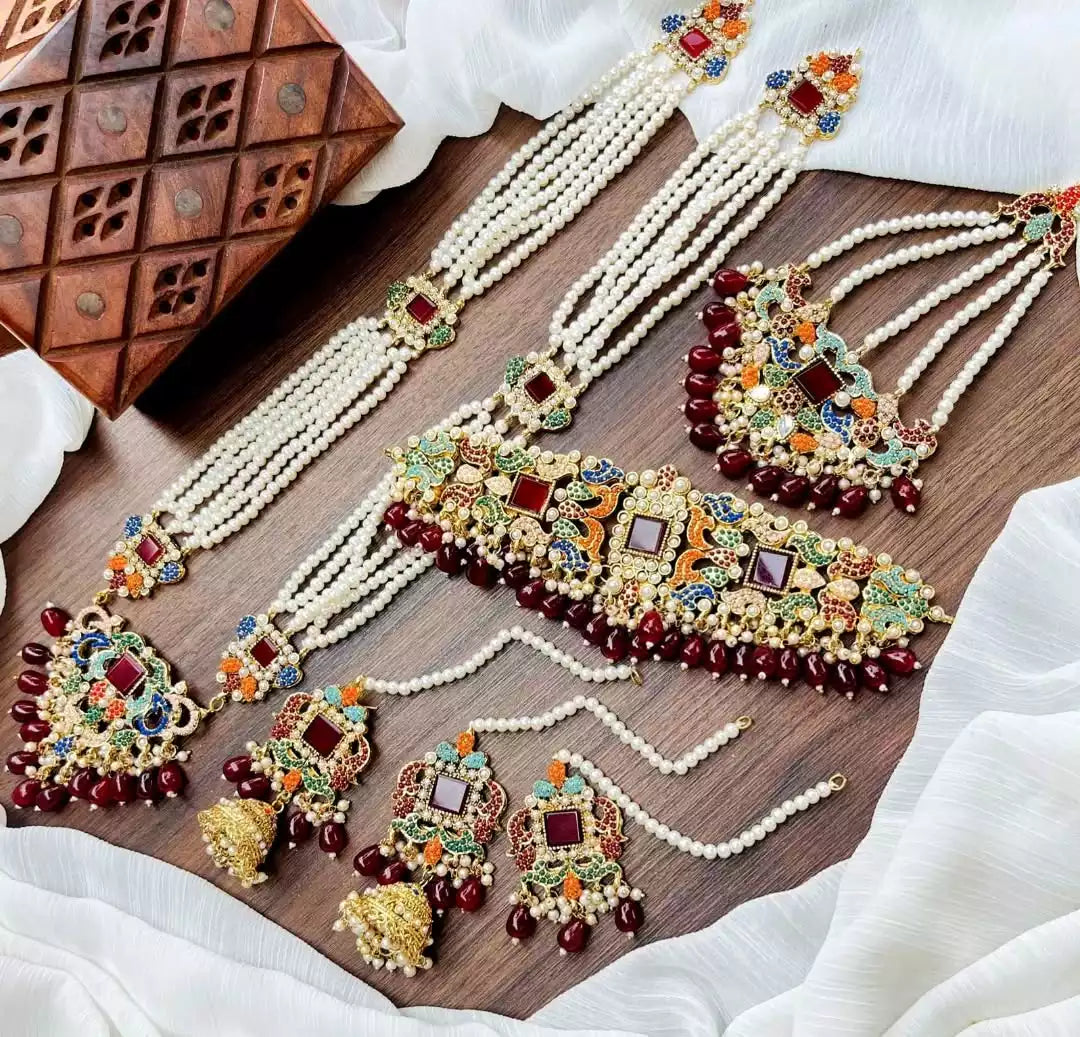 Royal pearl bridal set
