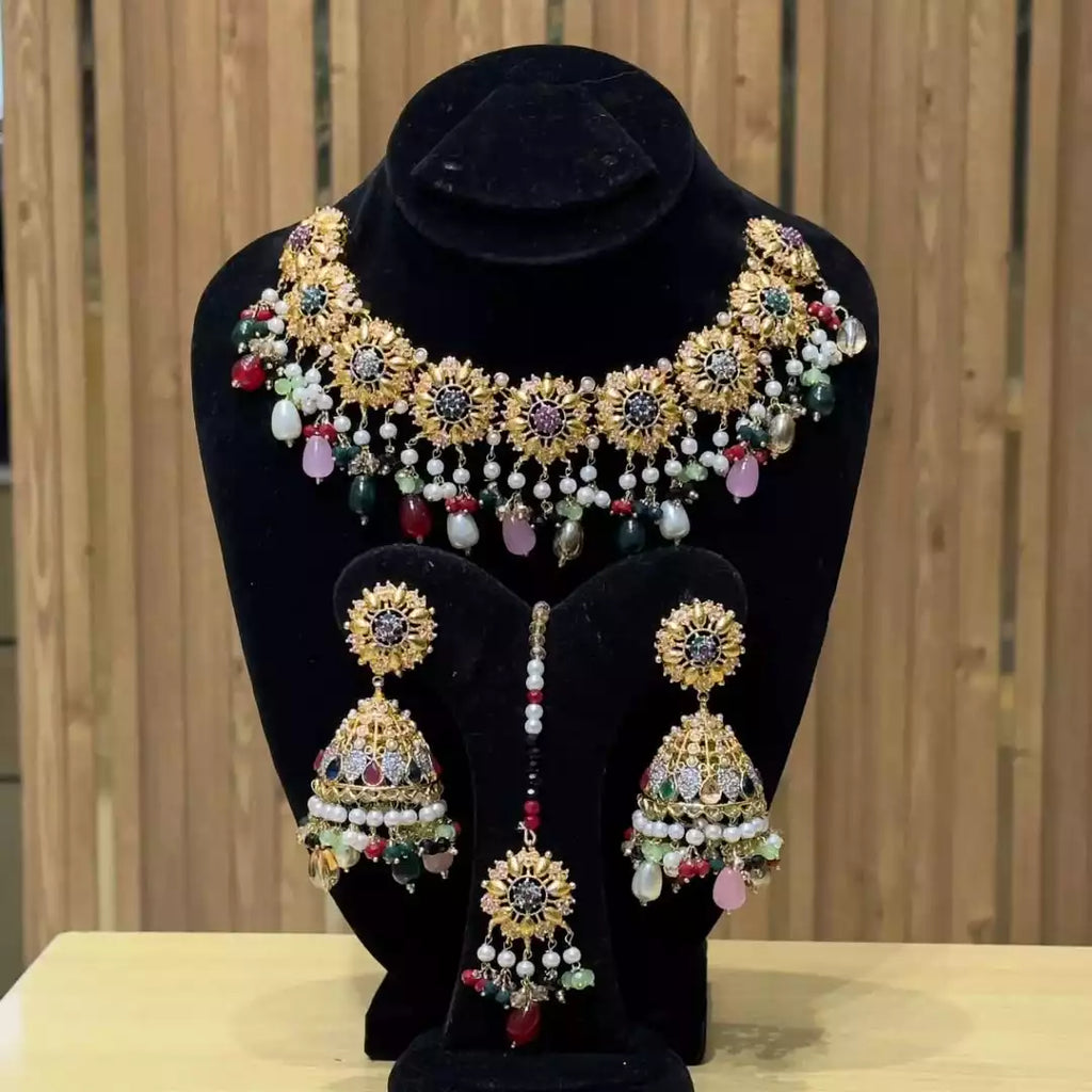 Gold plated bridal set