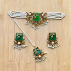 Designer choker set with teeka