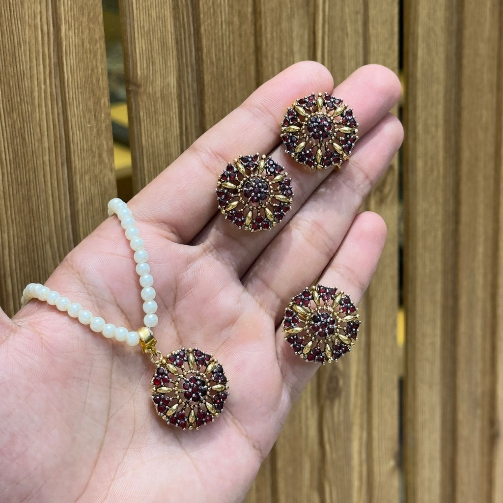Gold plated locket set