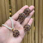 Gold plated locket set
