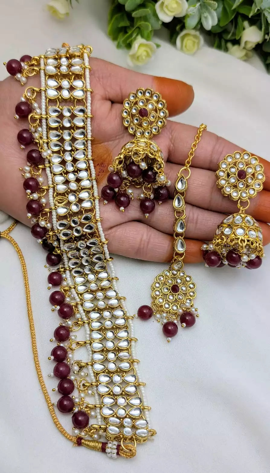 Kundan choker set Secondary image