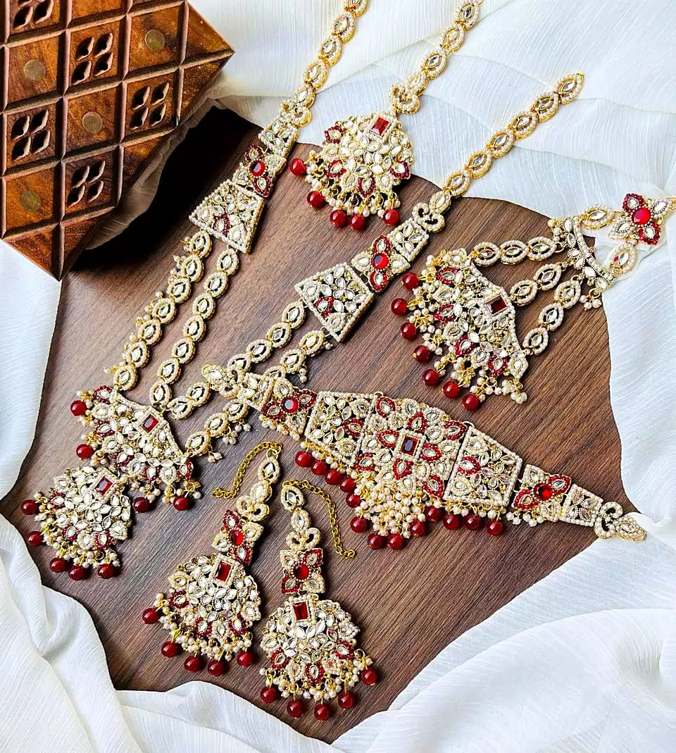 Double dholna bridal set