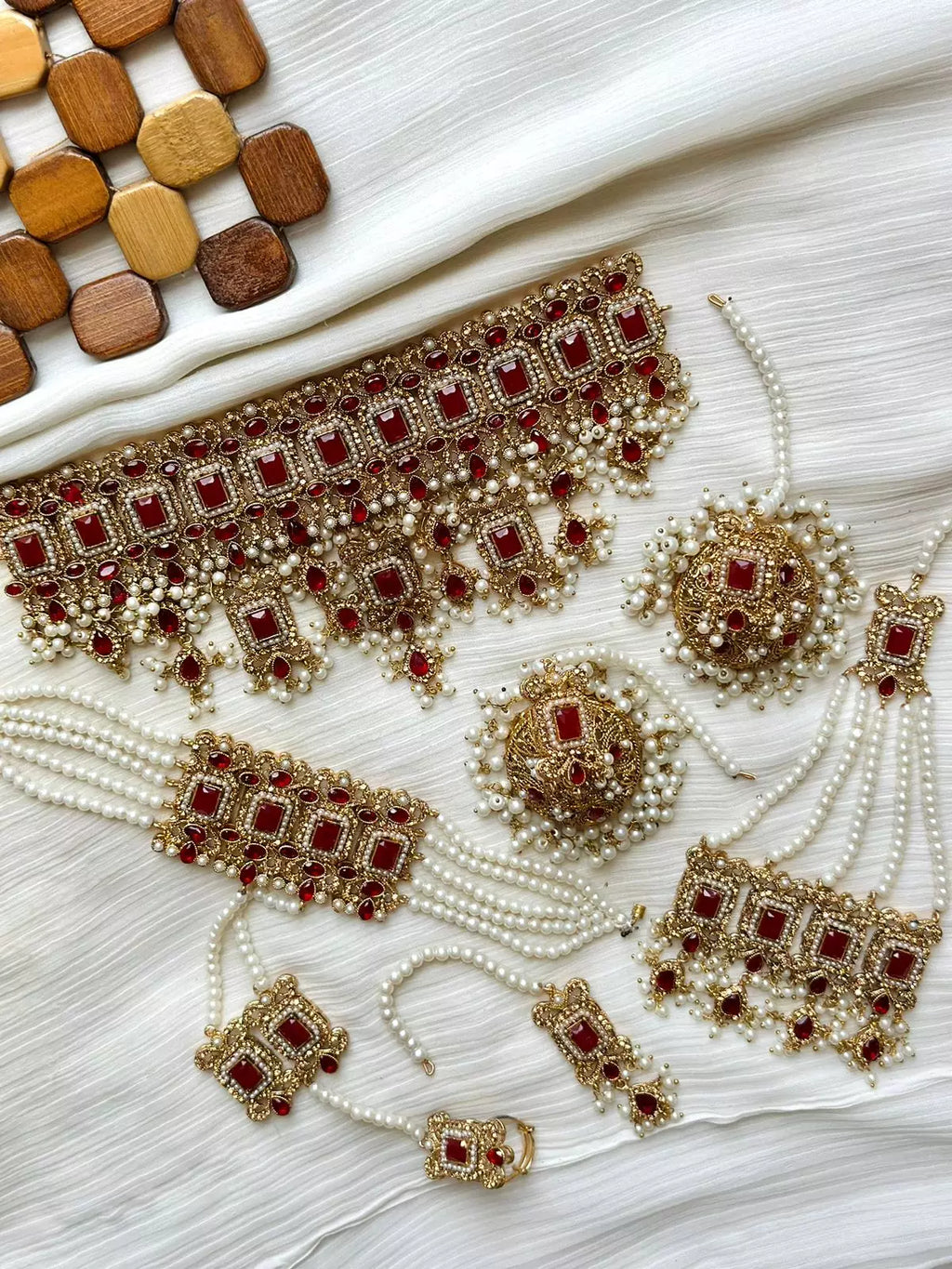 Zircon complete bridal package with anja