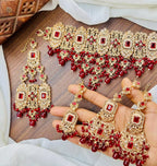 Zircon bridal set with jhumar