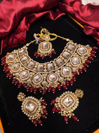 Indian kundan necklace set