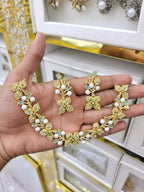 Zircon designer necklace set
