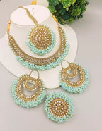 Heavy gajra bandhai set with ring