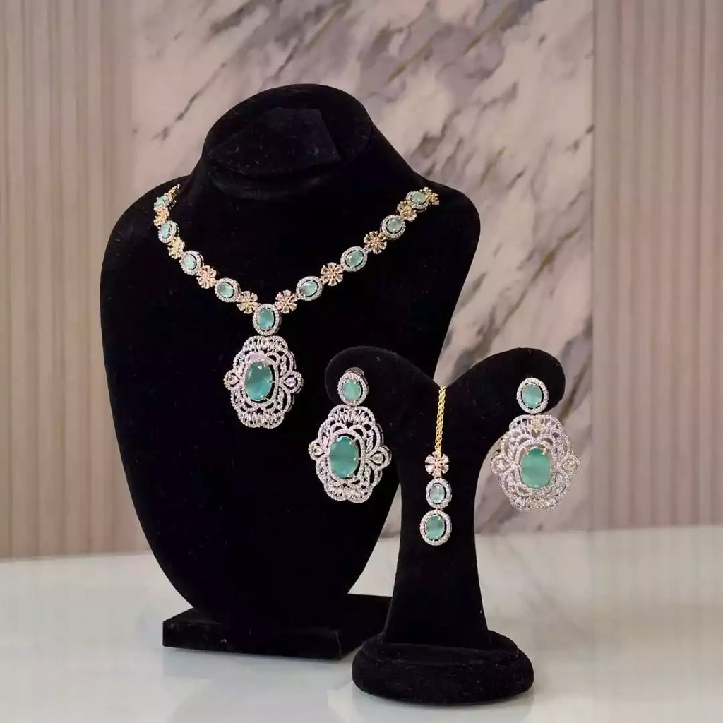 American diamond necklace set