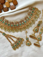 Zircon Floral Bridal set