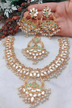 Sheesh kundan necklace set