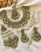 Noratan bridal set with jhumar