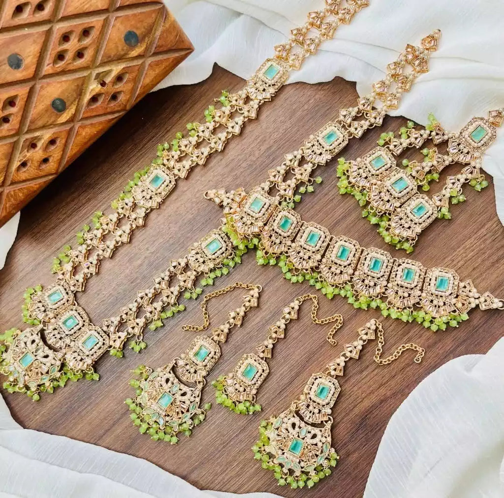 Double dholna bridal set