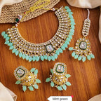 Dabbi kundan necklace set