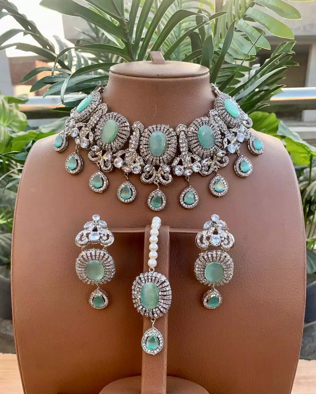 Rp jarao bridal set with teeka