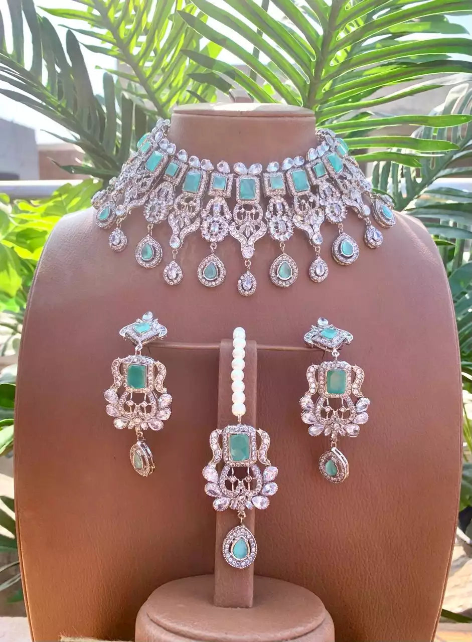 Rp jarao zircon bridal set