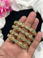 Zircon 4pcs bangles set
