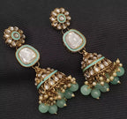 Indian kundan jhumki