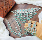 Kundan set with matha patti