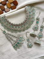 Zircon Floral bridal set