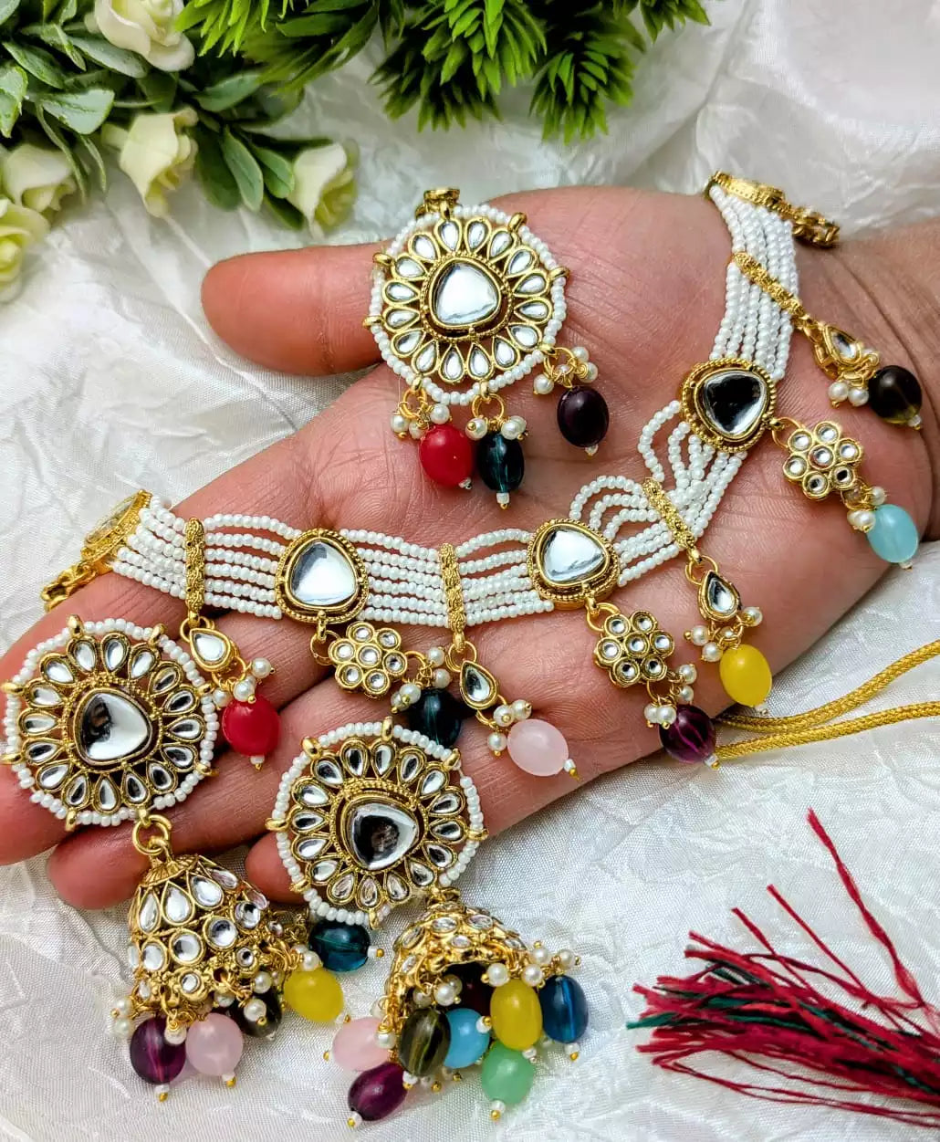 Kundan choker set