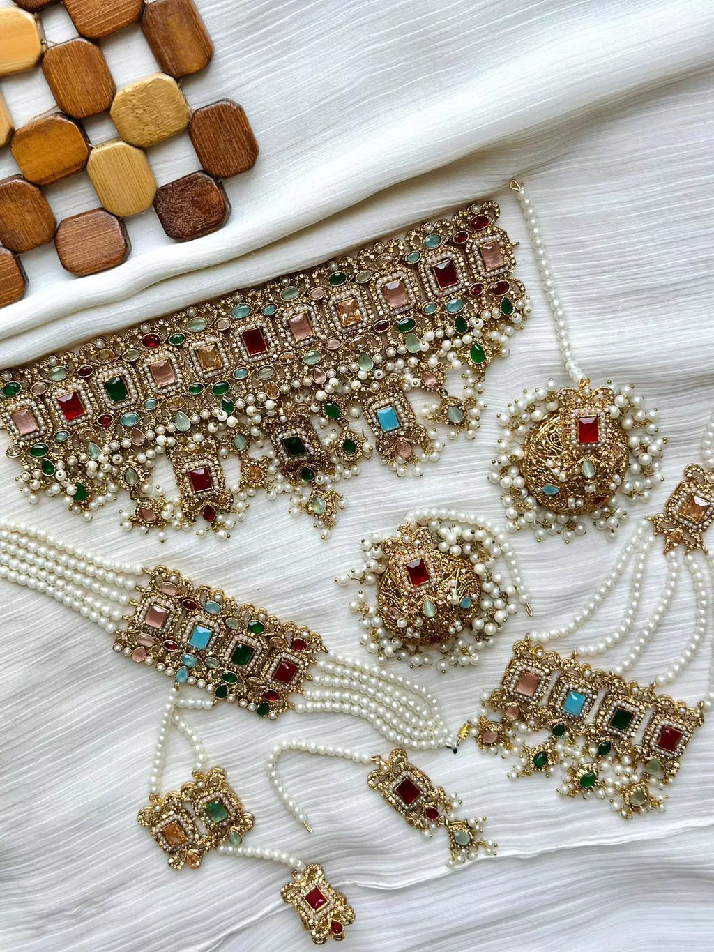 Zircon complete bridal package with anja