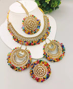 Heavy gajra bandhai set with ring
