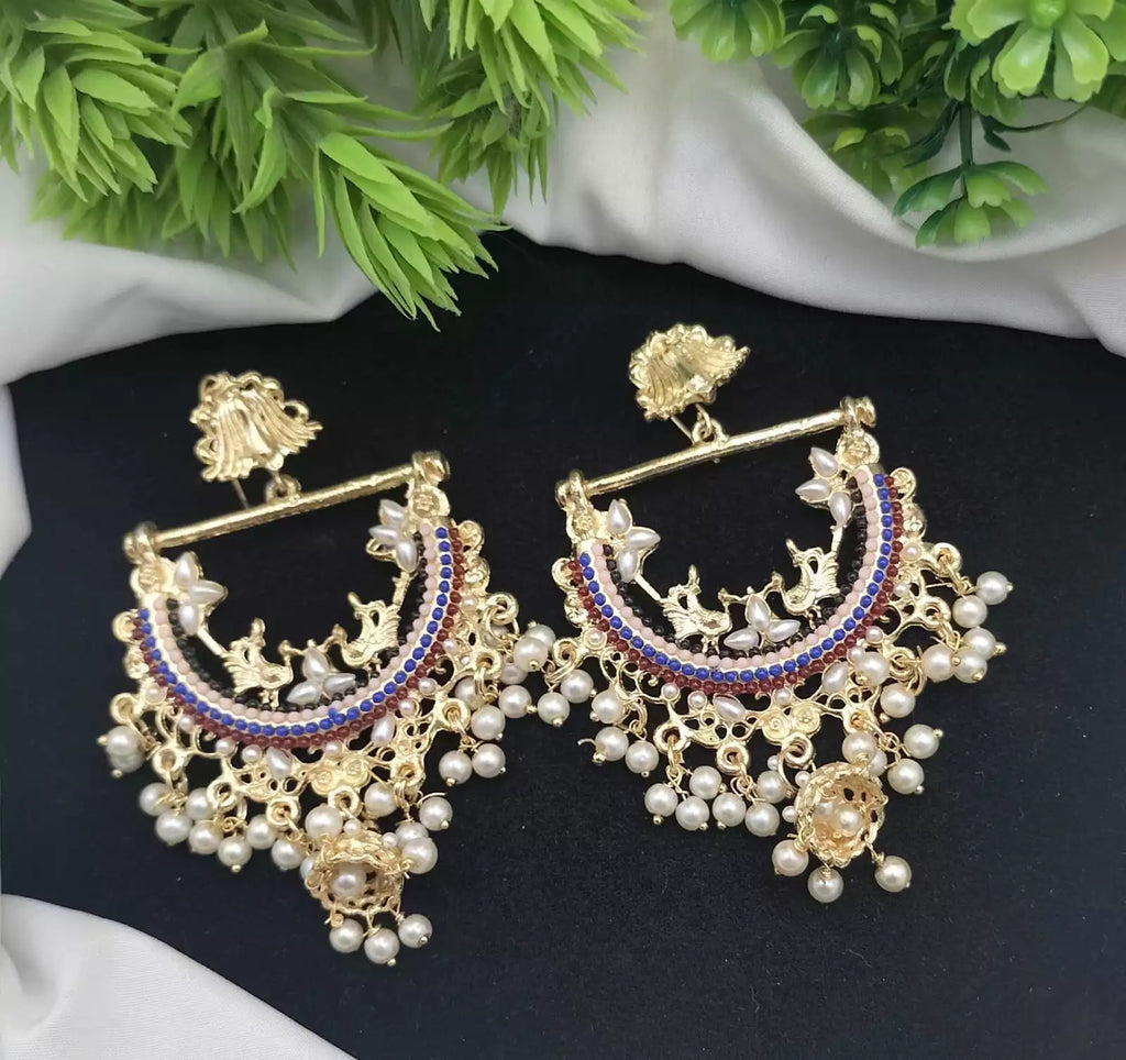 Designer jhumki earrings