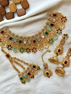 Zircon Floral Bridal set