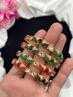 Zircon 4pcs bangles set
