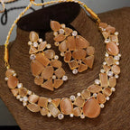 Egyptian stone necklace set