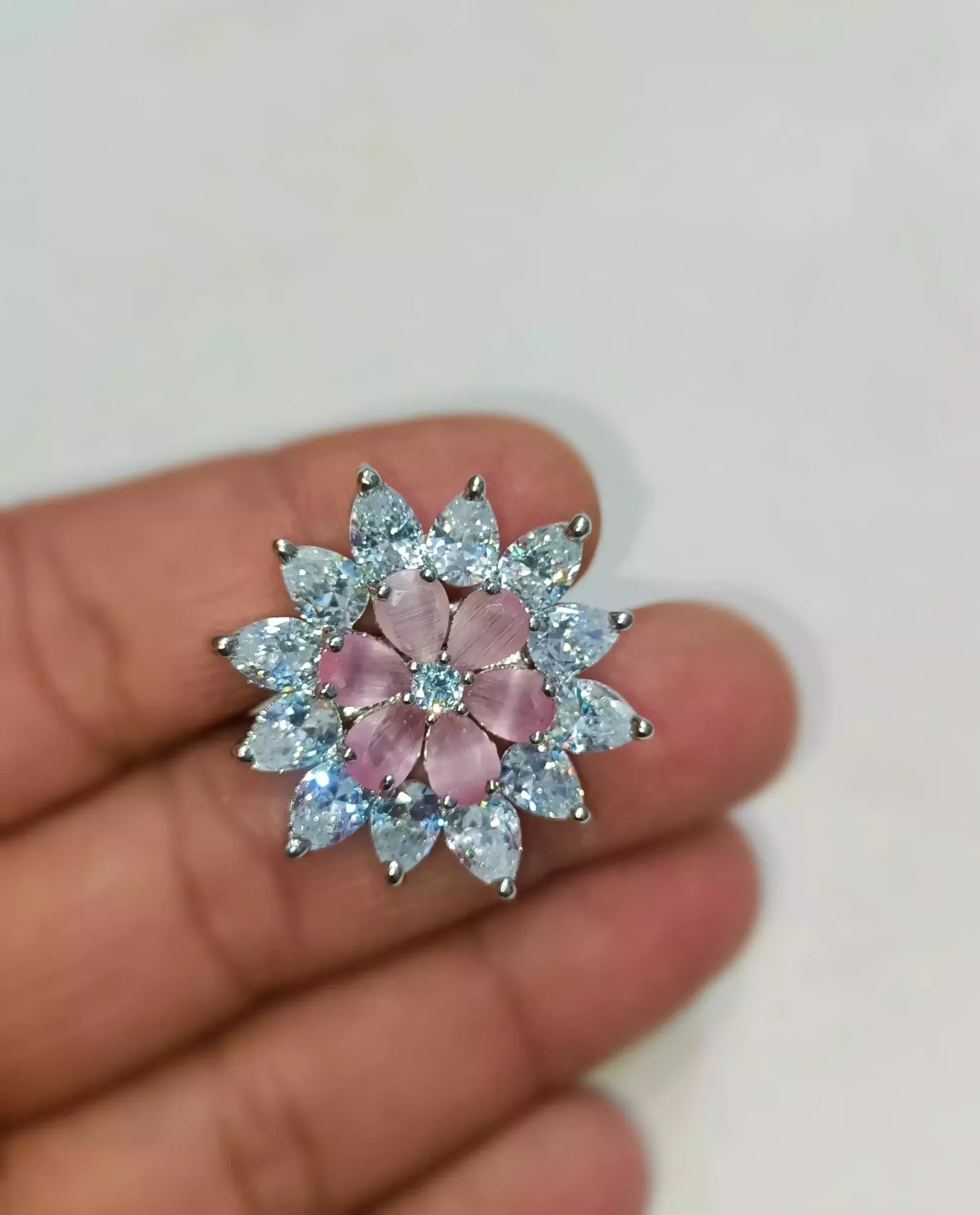 Zircon AD floral ring Main image