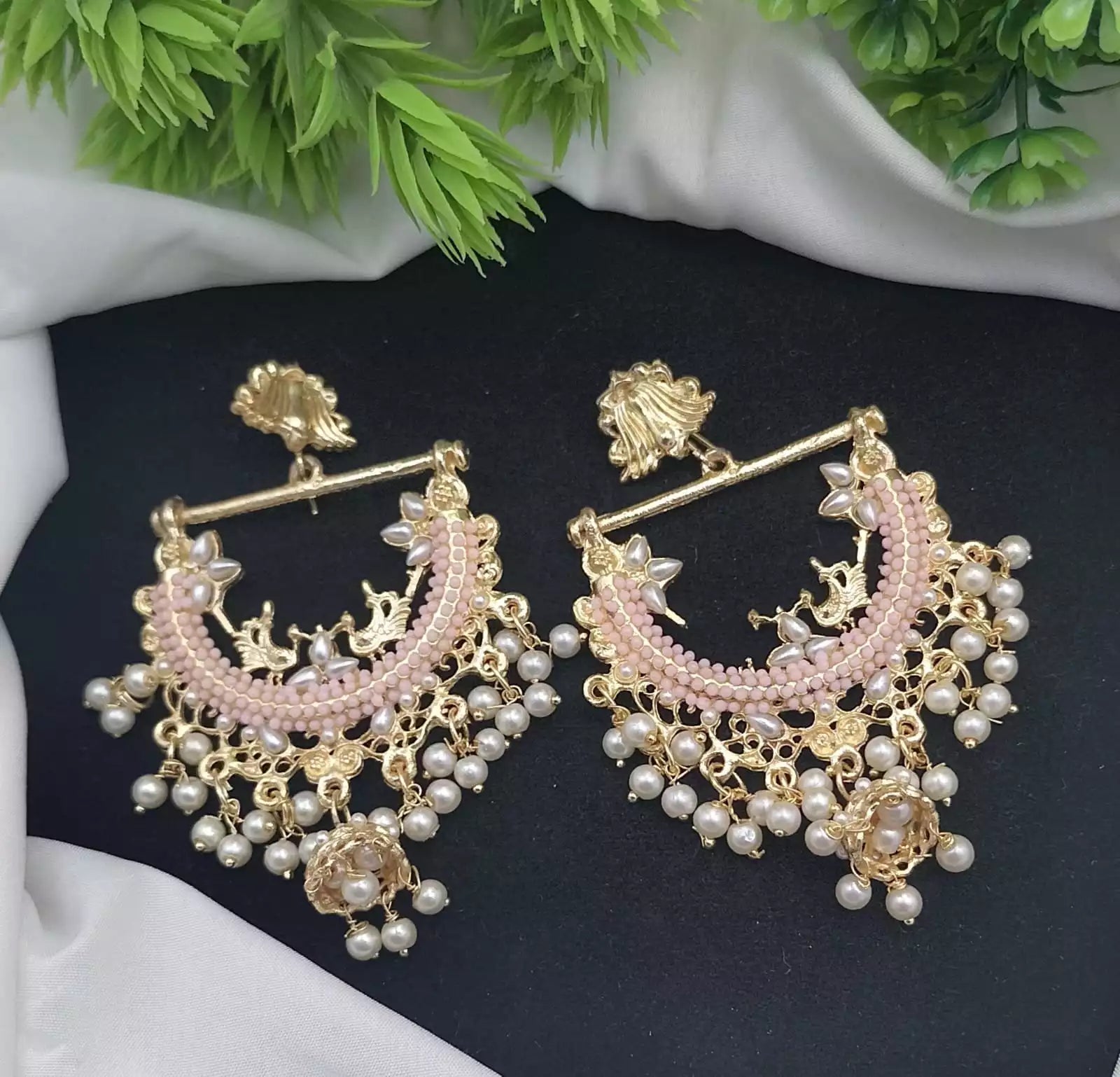 Designer jhumki earrings
