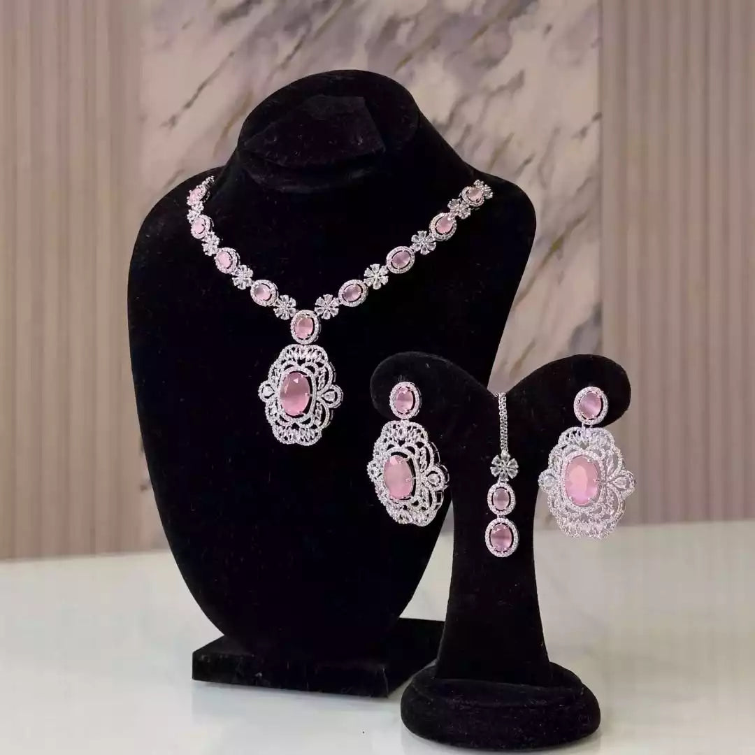 American diamond necklace set