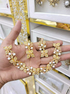 Zircon designer necklace set
