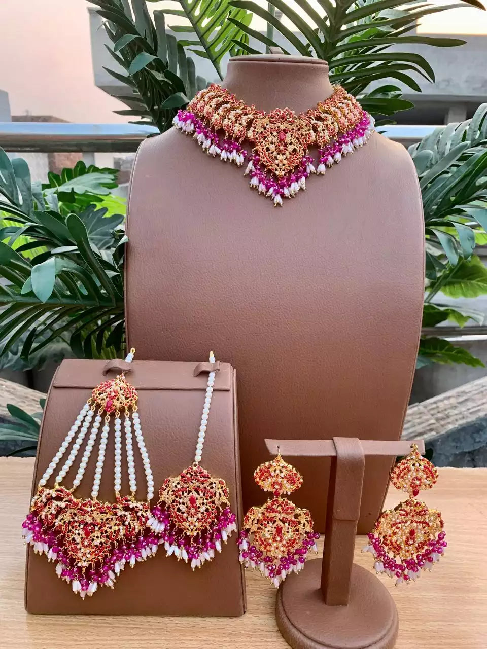 Handmade Noratan bridal set