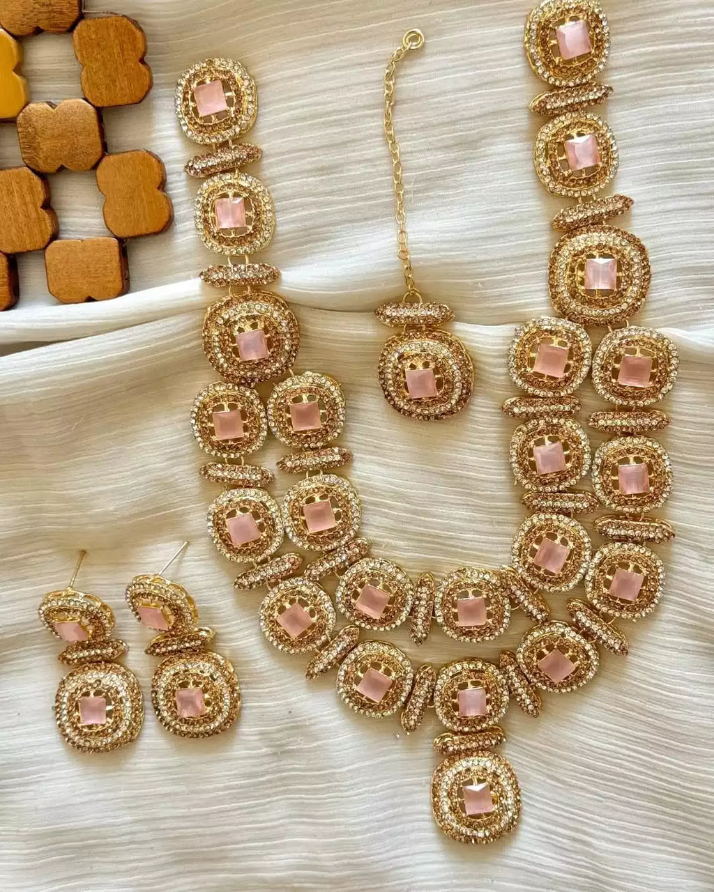 Zircon double layer maala set