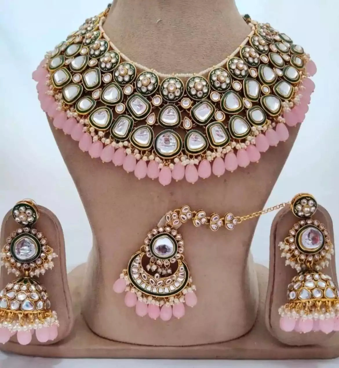 Indian polki bridal set Main image