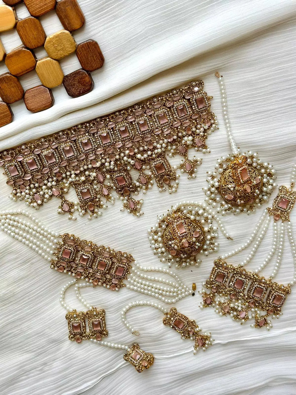 Zircon complete bridal package with anja